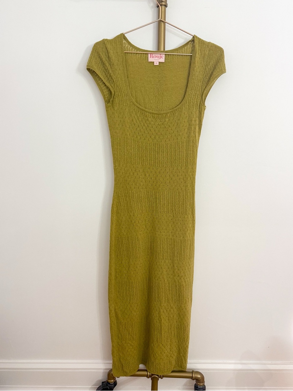 rouje nova knit midi dress fr34